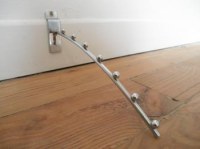 Bras incliné chromé 27 cm