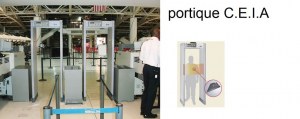 Portique détecteur métal CEIA