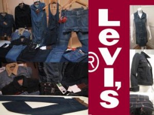 Lot Destockage Marque Levi's Jean Robe Veste