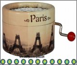 Boîte à Musique Eiffel Tour en Construction Jouet Souvenir de paris