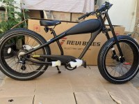 VTT électrique Revi Cheetah+ 26 pouces, pneus larges 750 W, certifié UL 2849