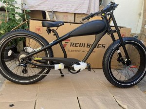 VTT électrique Revi Cheetah+ 26 pouces, pneus larges 750 W, certifié UL 2849