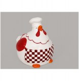 Poule de décoration - gourmet - 10 x 9.5 cm