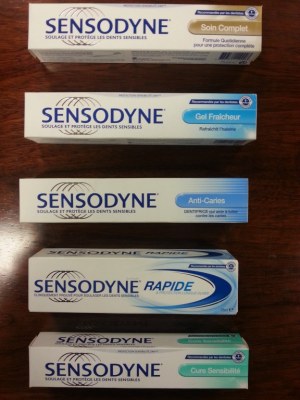 DENTIFRICE SENSODYNE ET AQUAFRESH 75ML