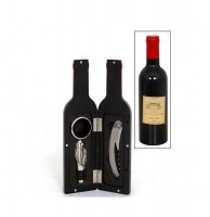 Coffret de sommelier - 3 pièces - h 23 x d 6 cm