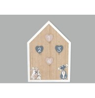 Accroché clés - imprimé kidcat - 16.5 x 24 cm