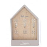 Accroche clés - porte courrier - blanc