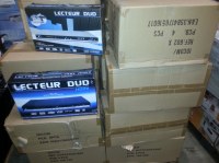 Lot de 163 lecteur dvd de salon neuf
