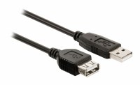 Valueline VLCP60011B20 Câble USB 2.0 2 m Noir Extension