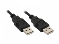 Câble USB A/M - USB A/M - 2,0 mètre males-males