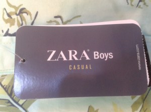 Destockage de marque Zara pour en enfants