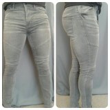 Jeans slim homme gris
