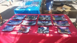 LOT DE PLATS EN VERRE