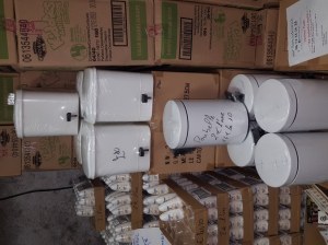 Poubelles metalique plasic