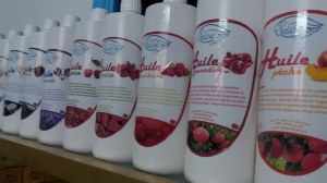 Vente de huiles de massage