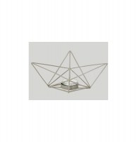 Porte bougie - estran - gris