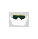 Porte éponge estran - blanc - 15 x 7 cm