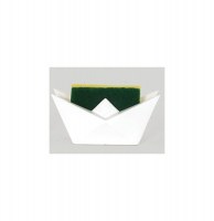 Porte éponge estran - blanc - 15 x 7 cm