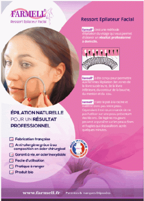 Épilateur visage naturelle