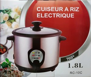 Cuiseur de riz 1.8 L MAISONEA Norme Fr