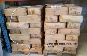 Poignées de fenetre en PVC