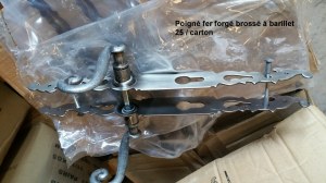 Vend poignées fer forgé