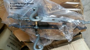 Vend poignées fer forgé