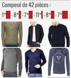 Lot de pulls et Gilets Guess
