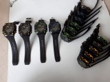 Lot 15 montres silicone chronometres