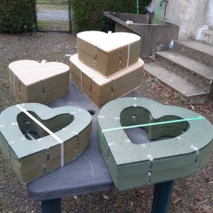 Mousses florales deuil