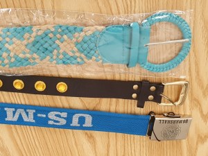 Palette de 3000 ceintures synthétiques mixées