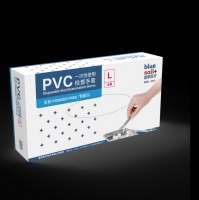 Lot de 100 gants en PVC transparent sans poudre pour tous usages, jetables