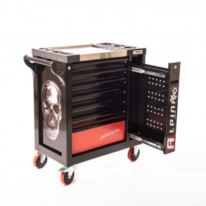 Servante d'atelier XXL 582PCS 8 tiroirs 7FULL + Clé dynamométrique qualité PRO ALPINA