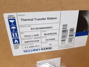 Lot de 816 rubans thermiques B112 pour imprimantes - neufs