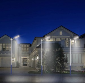 Projecteur solaire 90w triple led avec détecteur de mouvement +télécommande