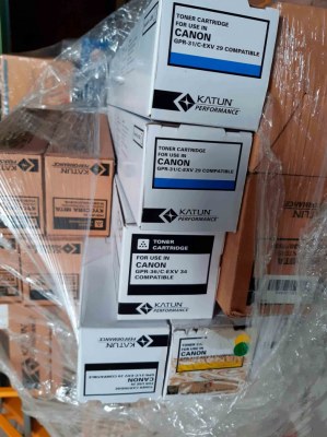 23 lots (sur palettes) toner compatibles neufs toutes marques