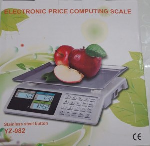 Balance digitale double écran.