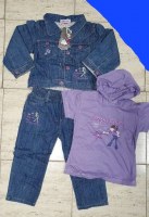 Ensemble jeans fillette