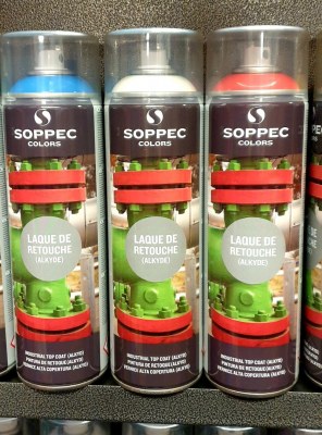 DESTOCKAGE de Bombes de peinture de marque SOPPEC