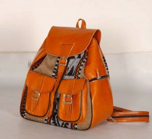 Artisanat Tunisie Sac de voyage en cuir