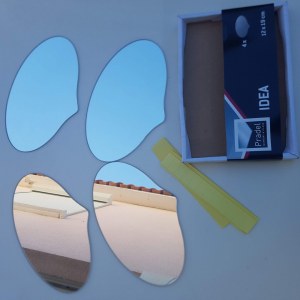 Lot de miroirs et supports
