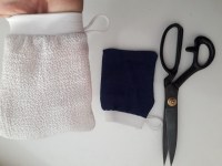 Gant de gommage pour visage