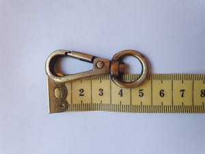 Lot de 3000 mousquetons en métal couleur bronze