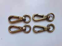 Lot de 3000 mousquetons en métal couleur bronze