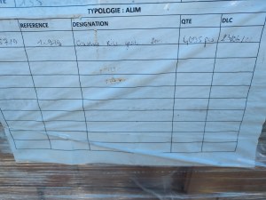 2 palette de 8000 petit pot crème vegane style béchamel à 60 les 2palette