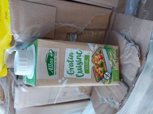 2 palette de 8000 petit pot crème vegane style béchamel à 60 les 2palette