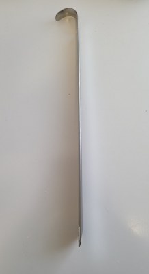 Chaussure long en acier inoxydable de 42 cm - Cuillère de qualité supérieure en métal...