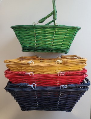 Panier 4 Couleures 30x22x12 cm