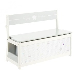 Banc coffre à jouets mixte - rangement