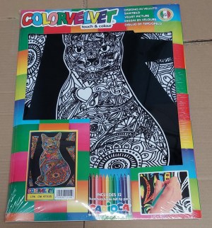 Coloriage sur velours pour petits et grands